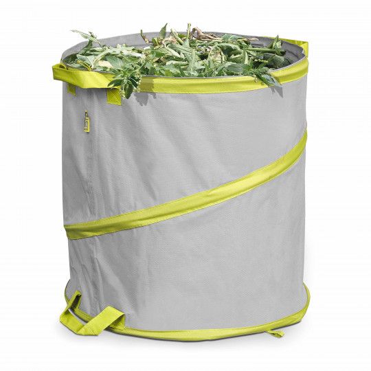 Sac à végétaux 60 litres pour déchets verts double parois, fond doublé