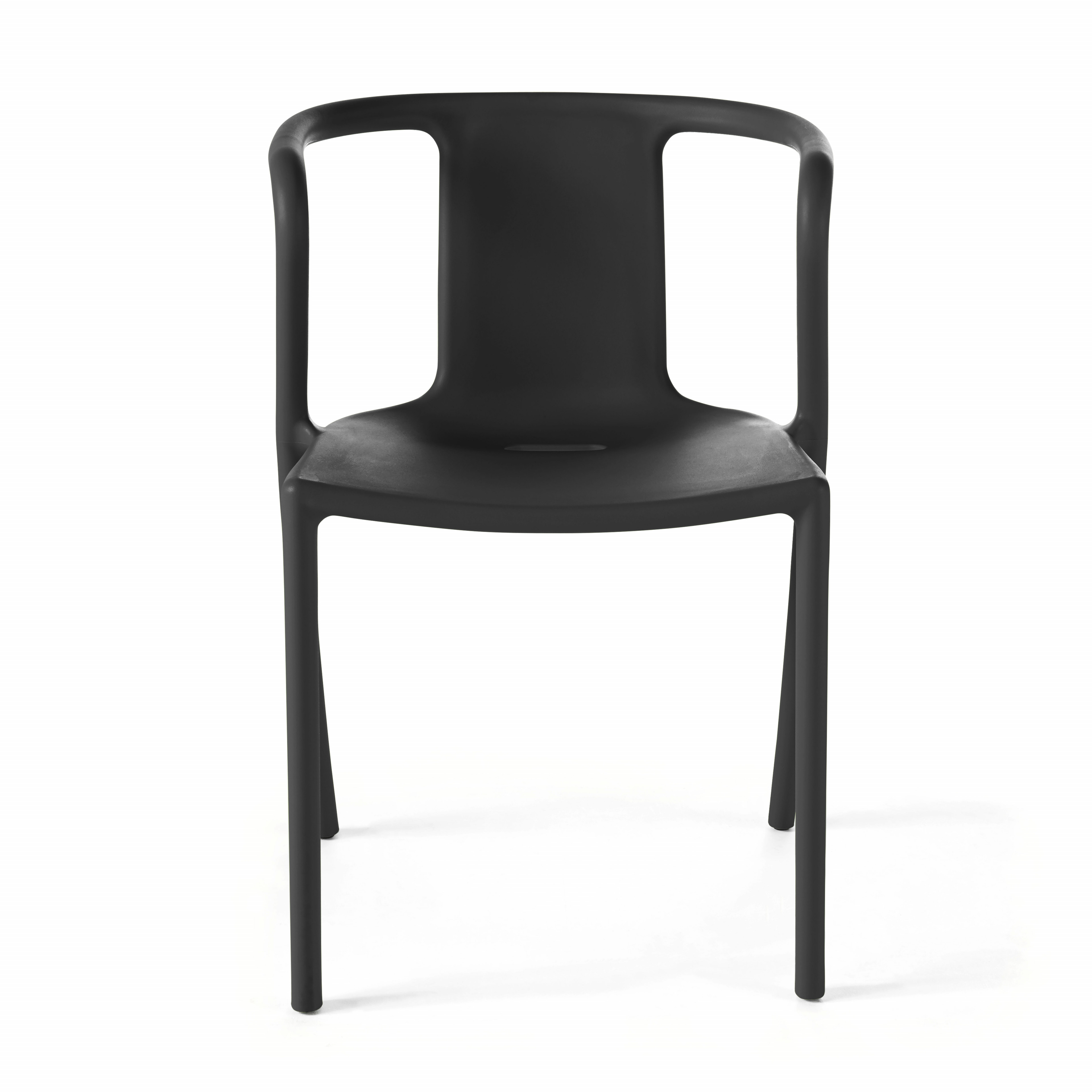 Chaise design avec accoudoirs, empilable, plastique, Fauteuil Air