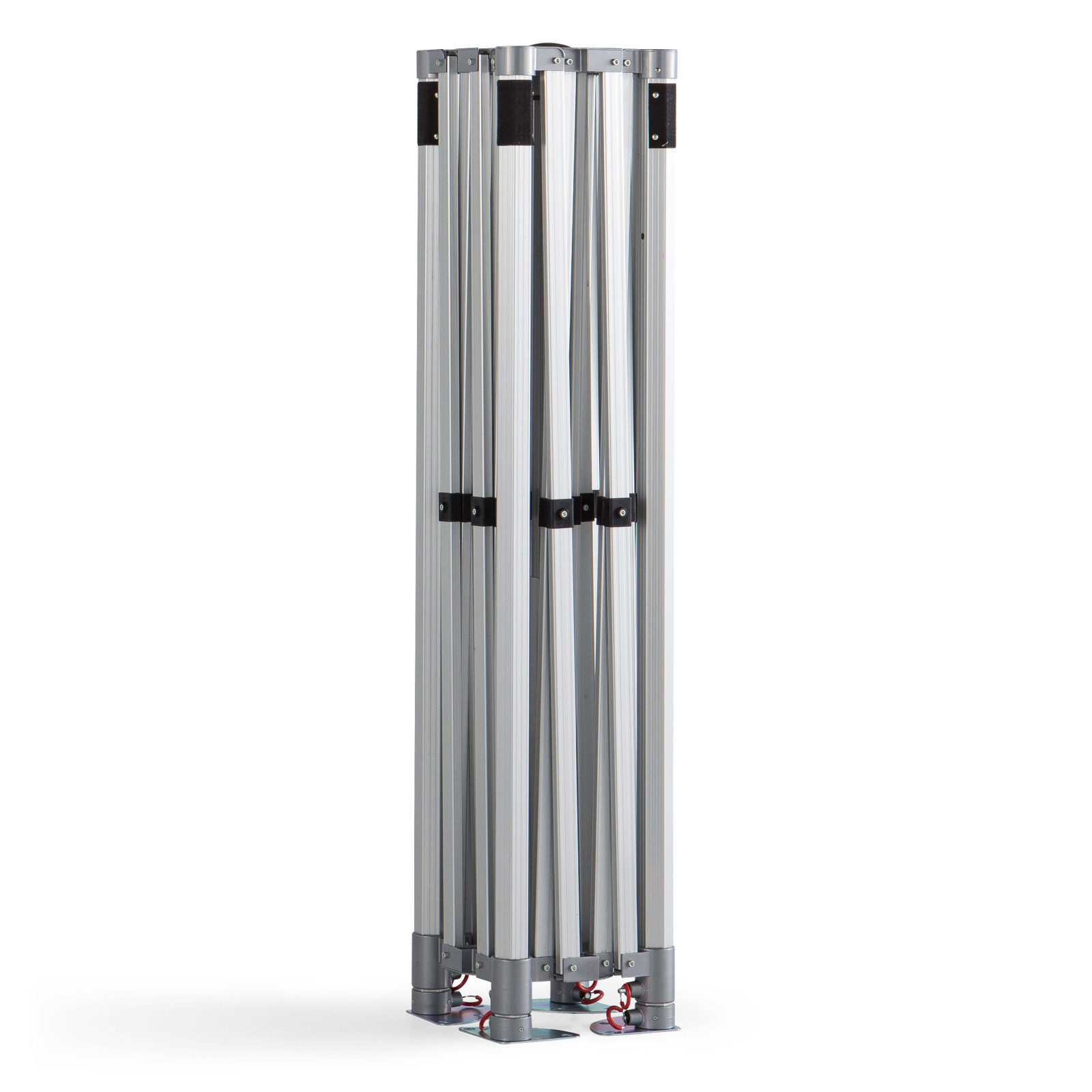 Tonnelle pliante 3x3, Aluminium, incl. 2 toiles latérales (59017)