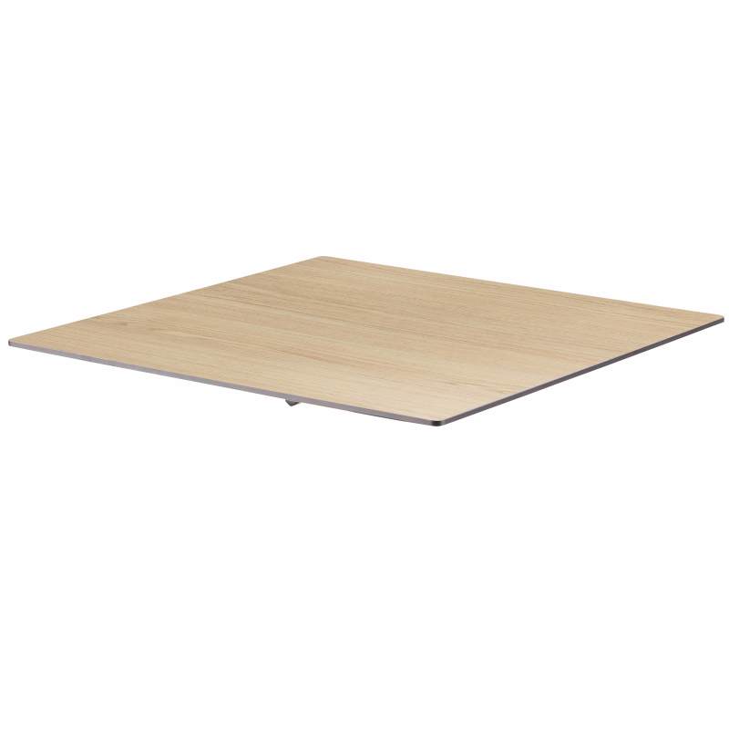 Plateau de table carré 70 x 70 cm en HPL