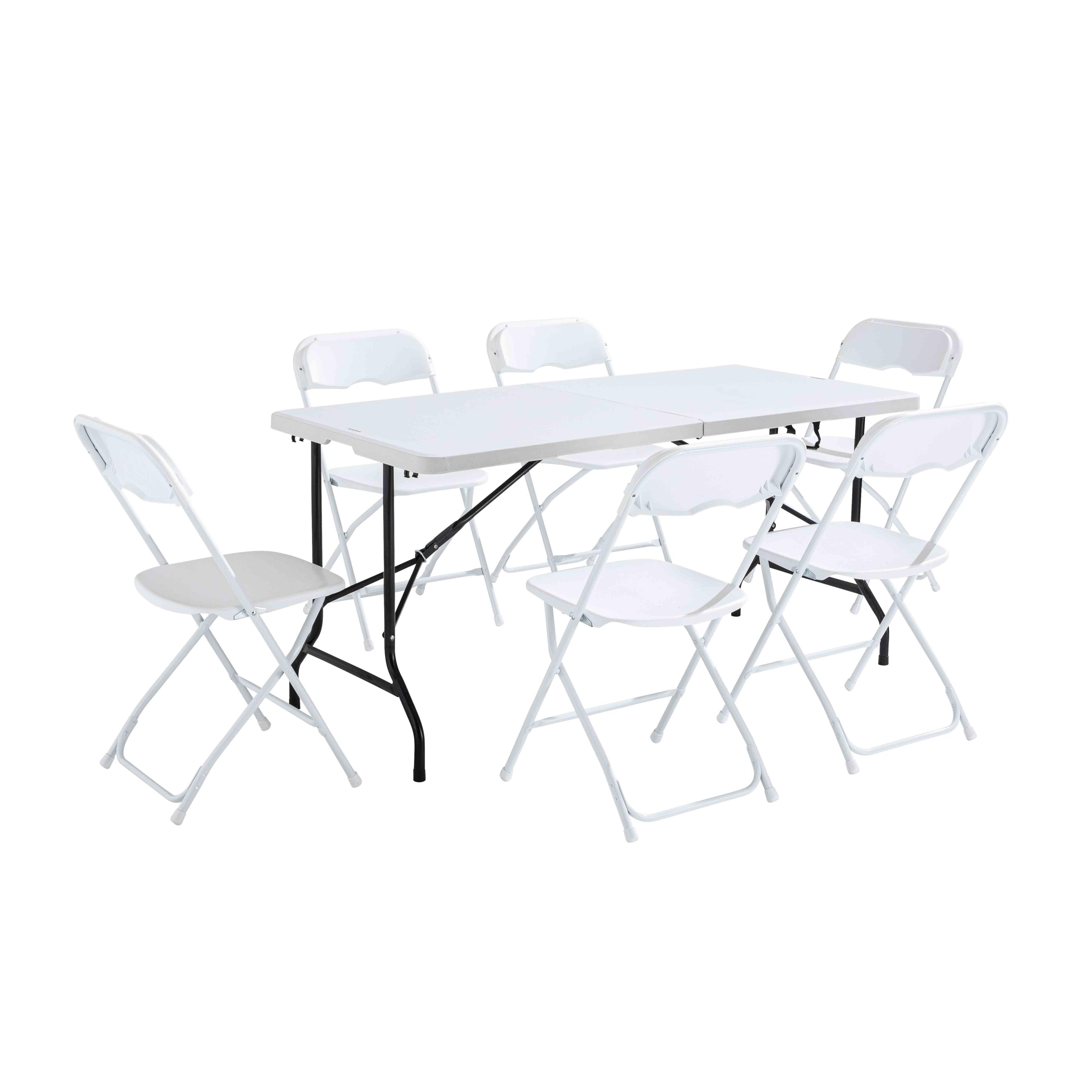 Studio Designs Folding Multi Purpose Sewing Table, White
