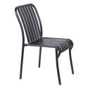 Chaise de jardin design en aluminium