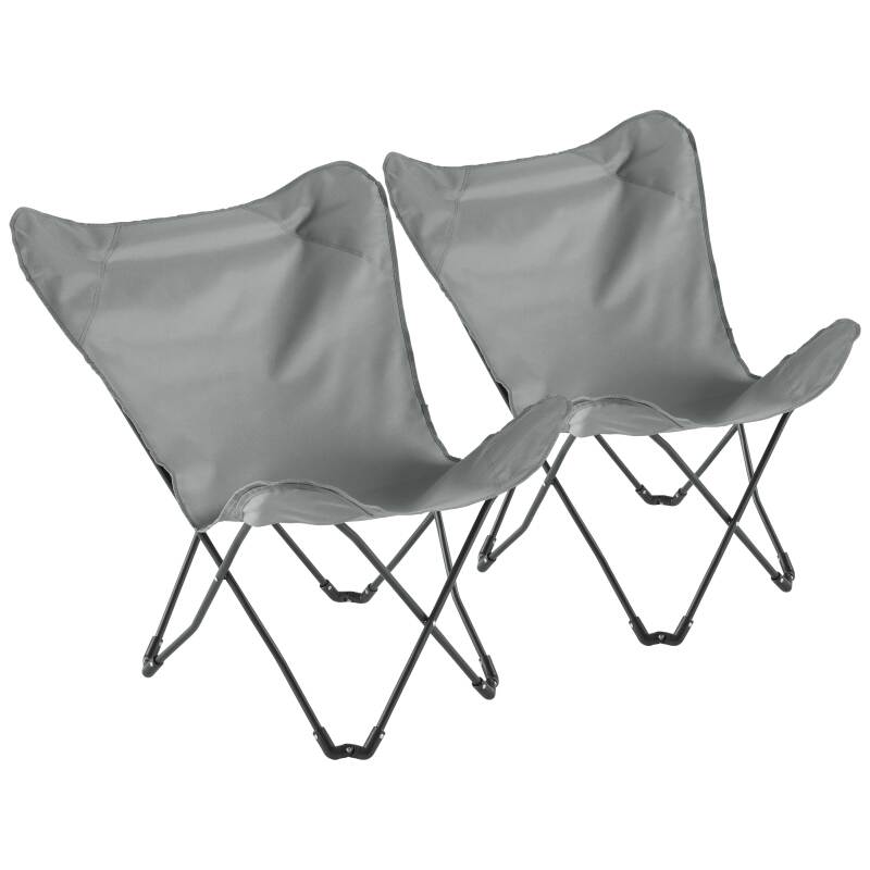 Lot de 2 fauteuils papillon pliable