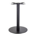 Pied de table en acier et fonte noir ⌀45x72 cm