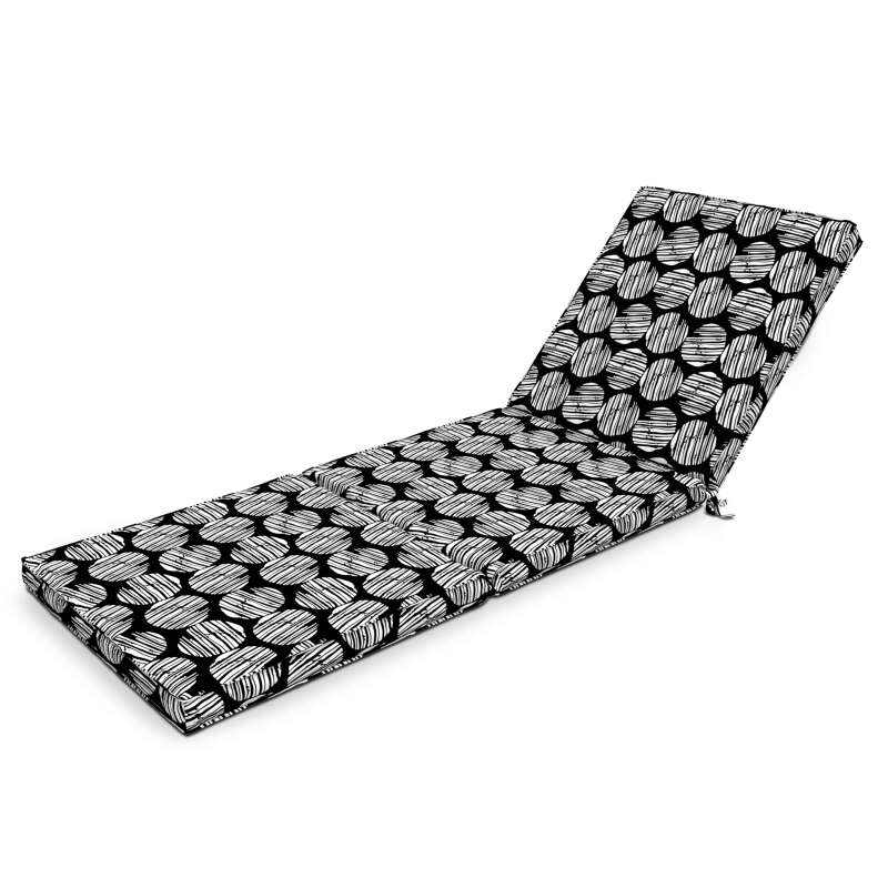 Matelas pour bain de soleil à motifs