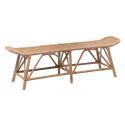 Banc en rotin naturel