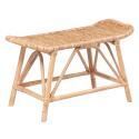 Banc en rotin naturel