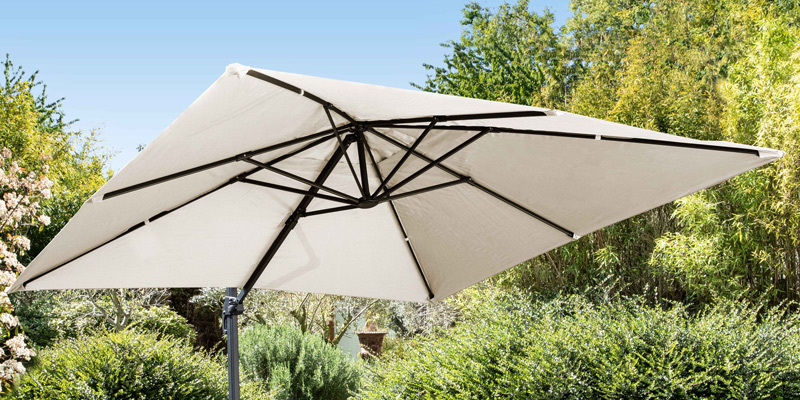 Parasol déporté inclinable 4x3